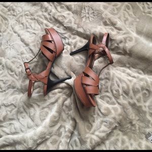 NEW Caramel Color Carlos Heeled Sandals.